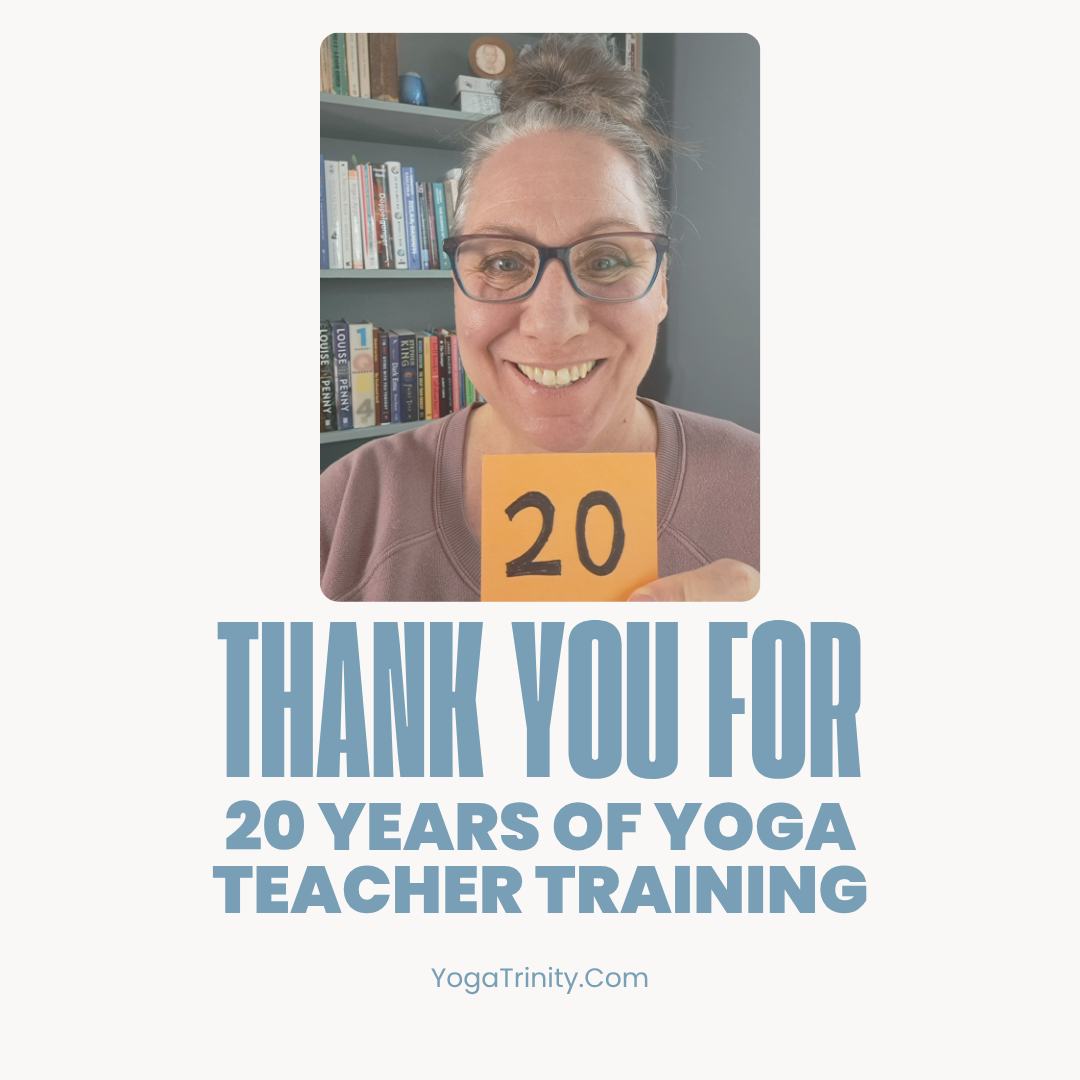 celebrating 20 years of yoga teacher training