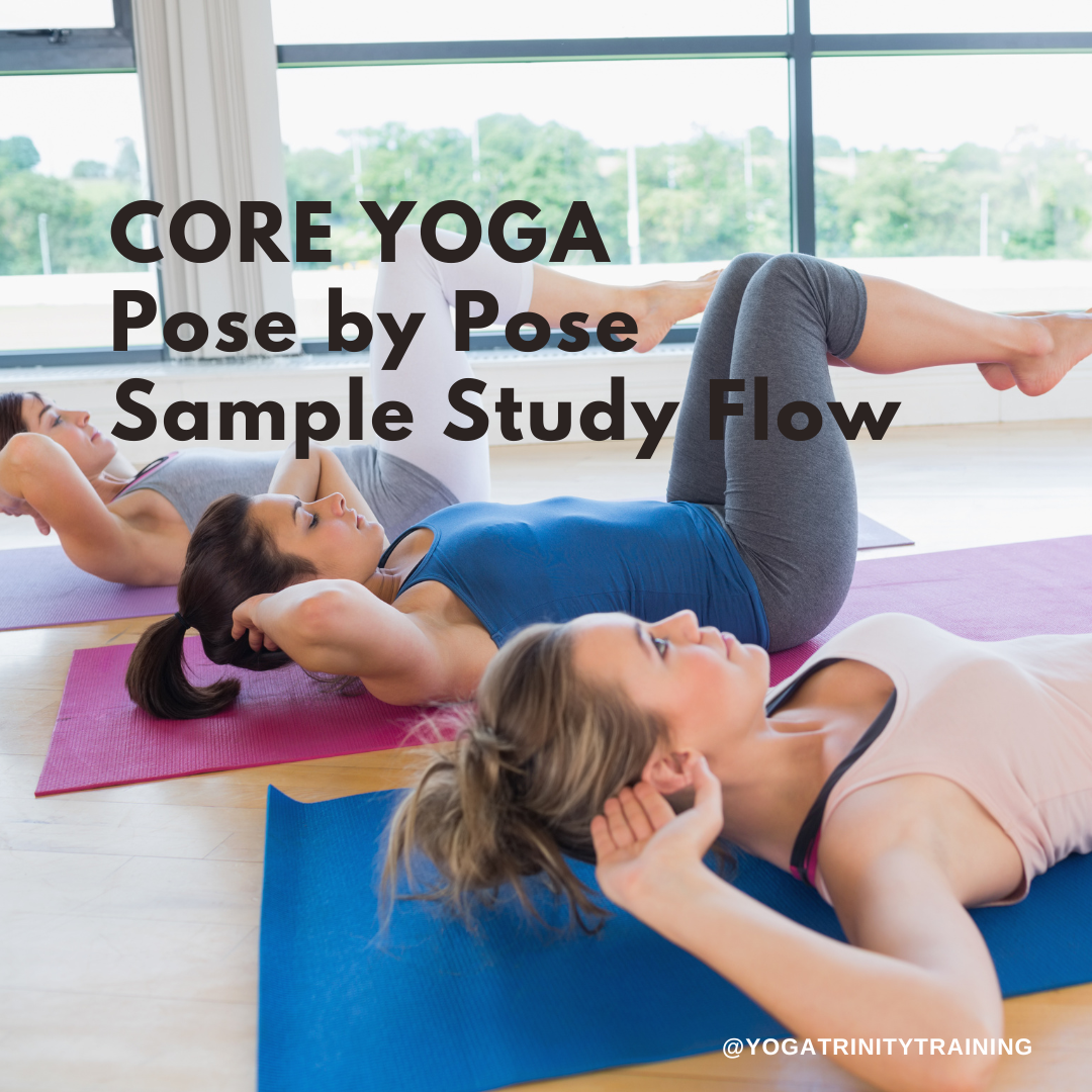 core yoga pose by pose sample study