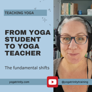 from yoga teacher to yoga student
