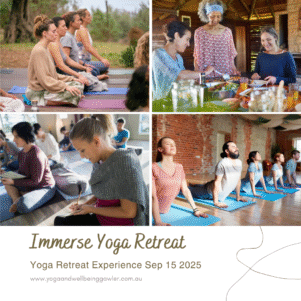 Immerse yoga retreat gawler adelaide 2025