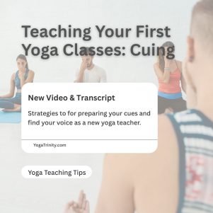 teaching your first yoga class - preparing your cuing