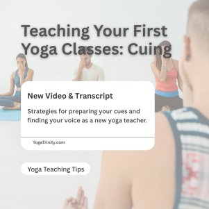 teaching your first yoga class cuing - strategies for preparing your cues